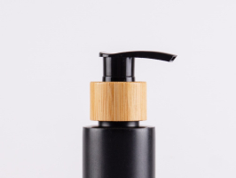 Dispenser, Bambus, 24/410, weiss/schwarz